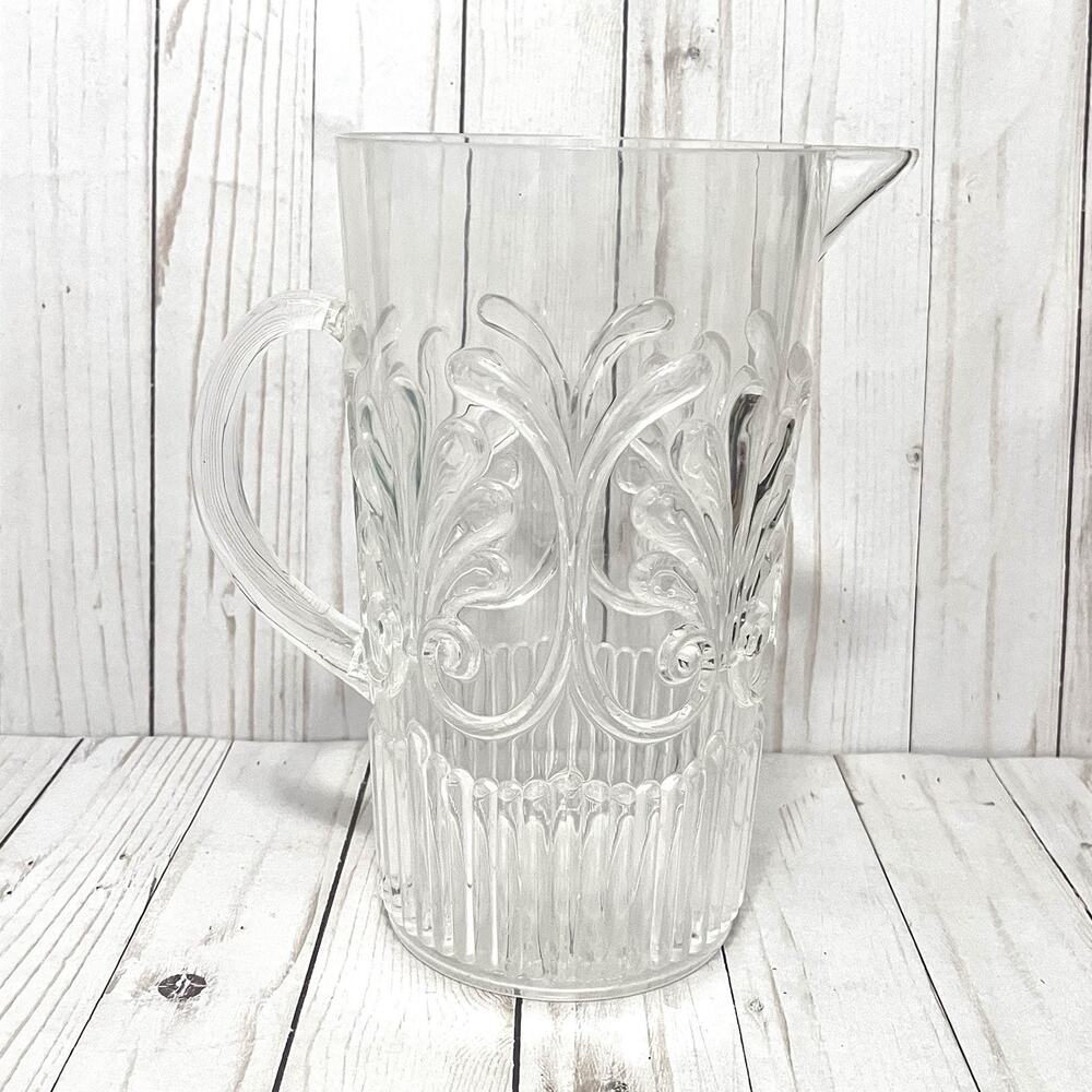 Le Cadeaux Fleur Acrylic Clear Pitcher without Lid 84 oz